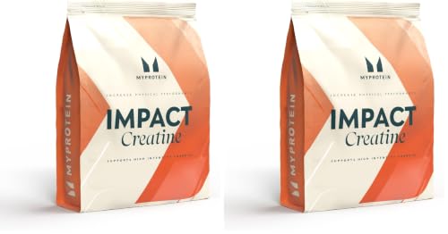 Myprotein Creatina Monohidrato en Polvo | 3g por Ración | Mejora el Rendimiento y la Potencia en Ejercicio de Alta Intensidad | Sin Sabor, Fácil de Mezclar | Bolsa Resellable de 250g (Paquete de 2)