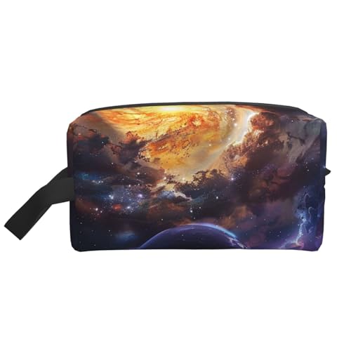 Black Horses �Ԃ�����_ �v�����g ���C�N�A�b�v�o�b�O �����p ���s ���C�N�A�b�v �g�C���^���[ �I�[�K�i�C�U�[ ��e�� �R�X���e�B�b�N�o�b�O ������t��, ���������, One Size, ���C�N�A�b�v�|�[�`�B