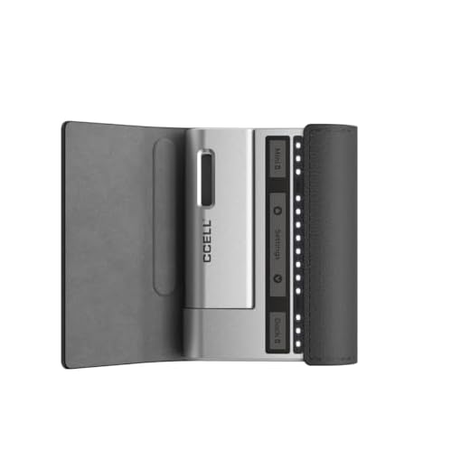 CCELL FINO - 1190mah Variable voltage Battery for 510 Thread Cartridges for CBD and Thick Oils - No Nicotine (obsidian)