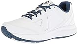 Außensohle aus Gummi. Reebok Herren Walk Ultra 6 DMX MAX Turnschuh, Weiß/Blau, 50 EU