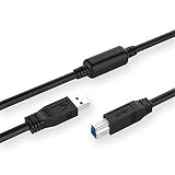 Newnex [Slim Profile Repeater Box] USB 3.0 10 Meters/30 Feet, A to B Active Repeater Extension Cable