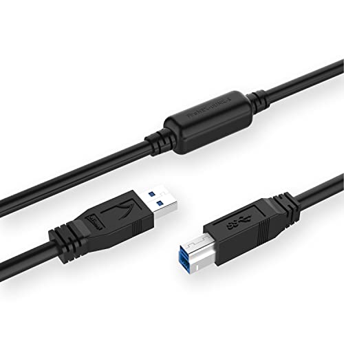 Newnex [Slim Profile Repeater Box] Usb 3.0 10 Meters/30 Feet, A To B Active Repeater Extension Cable, Firenex-Ulink-S #TOP3