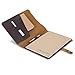 PavinCrafter Genuine Leather Padfolio, Business Portfolio Folder for Men & Women, A4 Letter Resume Organizer with Card Slots, Pen Loop, Document Sleeve & Notepad Holder, Handmade Office Meeting Folder