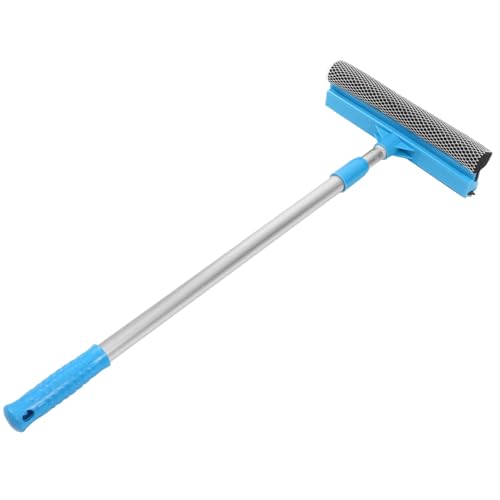 SAFIGLE 伸縮可能なプラスチック製ガラス窓クリーナー 強力で耐久性あり シャワー浴室鏡 車用フロントガラス対応 簡単取り付けでバスルー