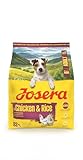 JOSERA Mini Adult Huhn & Reis (1 x 900 g) | Premium Trockenfutter für ausgewachsene Hunde Kleiner Rassen | mit Biotin für Haut & Fell | kleine Kroketten | extraverträglich | gluternfrei | 5er Pack