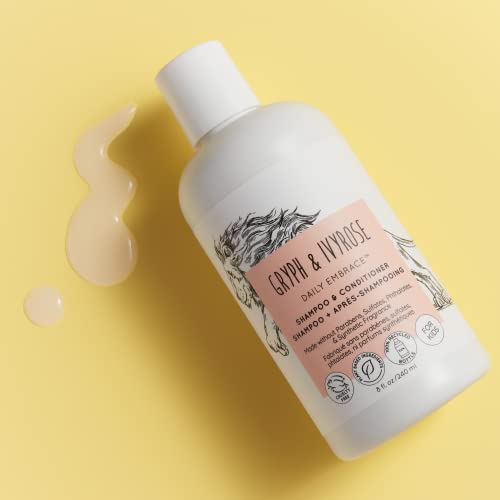 Gryph And Ivyrose Daily Embrace 2-In-1 Sulfate Free And Paraben Free Shampoo And Conditioner - Soft Hair Hydration Shampoo/Conditioner - Goji Berry & Ginger #TOP2