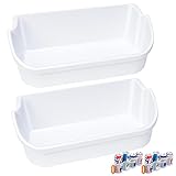 [2 PACK] UPGRADED 240356401 Refrigerator Door Bin Shelf Compatible with Frigidaire Refrigerator Door