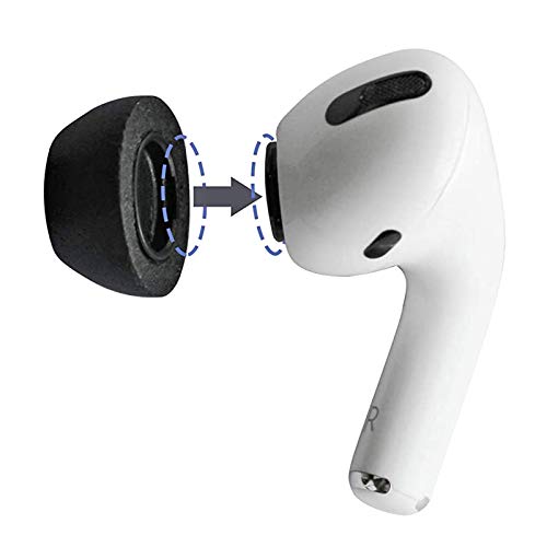Embouts mousse AirPods Pro taille mixte avec chiffon Keepdrum - 3