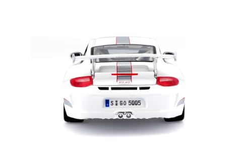 Porsche 911GT3 RS 4.0 blanco a escala 1:18 miniatura 3