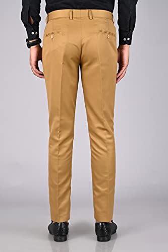 Image of MANCREW Formal Pants for Men | Men's Slim fit Formal Pant Combo | Non Stretchable Trouser | Office wear Trousers - Black Combo (Pack of 2)