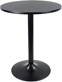 KKTONER Round Bar Table 60CM Top for Cocktail Bar Pub Coffee Tea Dining Bistro outdoor Table (74CM H)