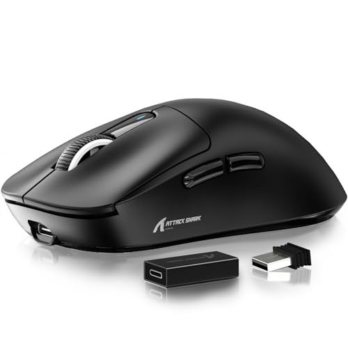Souris sans fil ATTACK SHARK X3 Pro 4K contre la fatigue du poignet