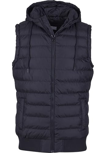 Urban Classics Small Bubble Hooded Vest Weste blackblack, S