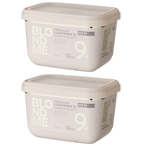 SCHWARZKOPF BLOND ME PPL9+ - Polvo blanqueador profesional (450 g, 2 unidades)