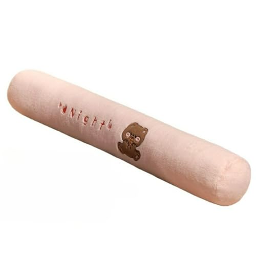 WEZANHI大きな漫画ウサギの毛皮の円筒形枕 (155cm,リトルベア)