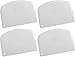 Ateco 14578 Bowl Scraper, Pack of 4, White