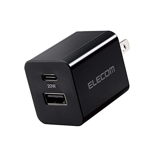 USB PD 20W AC充電器(C×1 + A×1)を評価!|