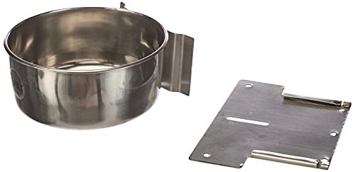 Nobby Edelstahlnapf zum Einhängen mittel, Ø 12,5 cm, 0,60 ltr.