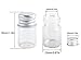 MaxMau 100 Sets Small Glass Bottles with Aluminum Cap Screw Top Lids 5 Milliliter Tiny Vials DIY Art Craft Storage