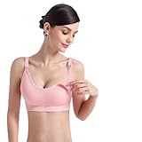 3PACK Womens Nursing Bra Bralette for Maternity and Breastfeeding Seamless Wireless Breathable Sleeping Bra M