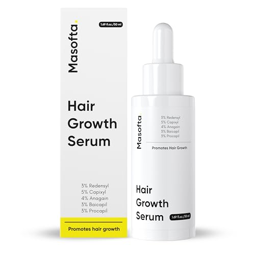 Hair Growth Serum For Promoting Hair Growth & Controlling Hair Fall With 3% Redensyl, 5% Capixyl, 4% Anagain, 3% Procapil & Rosemary & Biotin, For Both Men & Women, 50 ml (Pack of 1) White
