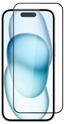 Image of Tempered glass for iphone 15 plus /iphone 16 plus (6.7 Inch) | Screen Protector Full HD, Anti-Scratch, Edge-to-Edge Coverage, Easy Installation of iphone 15 plus tempered glass | Pack Of 1