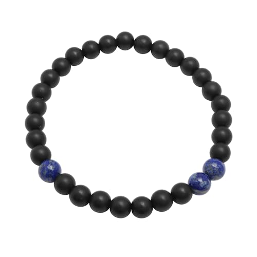 Will Bracelet, Matte Black Onyx, 6mm Bead2