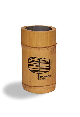 Mini urne en bambou souvenir funéraire écologique pour dispersion cendres
