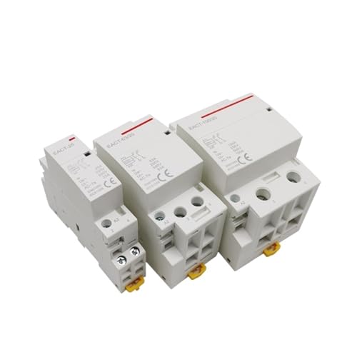 Contactor AC modular de carril DIN 2P 20A 110V con 2NO para control de interruptor en el hogar 5