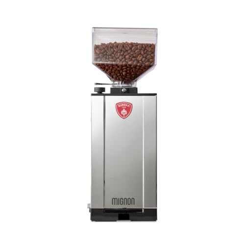 Image of Eureka Mignon Silenzio Espresso Grinder, Chrome, 55mm | Silent Technology, Stepless, Timed Dosing