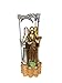 Statues 10” Santa Muerte 3 in 1 Silver-Bronze-Gold las 3 virtudes La fe -La salud y el Amor Standing in Money.
