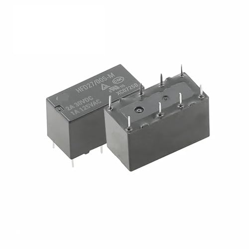 Relé electromecánico HFD27-005-M de señal miniatura con 5V y 2A 3