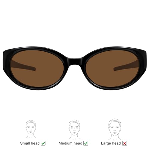 WOWSUN Retro Y2K Wrap Around Sunglasses for Women Trendy Polarized Sporty Shades UV Protection by WOWSUN - Used condition - Image 4