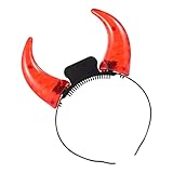 Halloween Teufelsohren Stirnband perfekt für Mann und Frau.