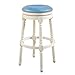 ChengBeautiful Wysokie krzesło barowe codzienne białe krzesło barowe retro wysokie krzesło kuchnia stołek stołek jadalniany (kolor: Niebieski, rozmiar: Wysokość siedzenia 65 cm)