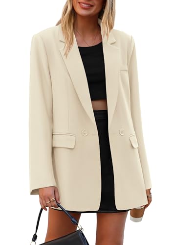 PRETTYGARDEN Fall 2025 Blazers for Women Business Casual Long Sleeve