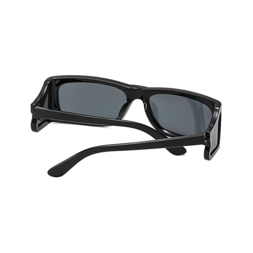 Lunettes de soleil rectangulaires de luxe avec petite monture chic - 7