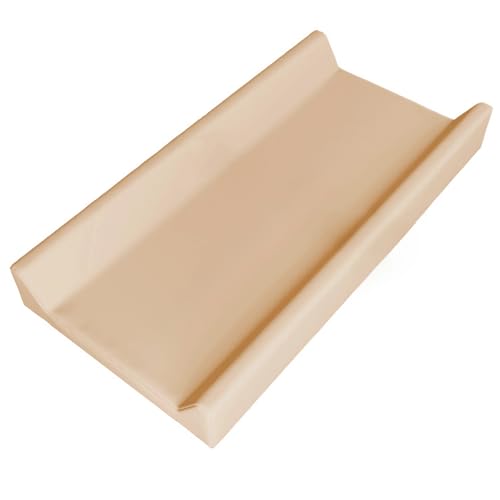Owlowla Changing Pad Cover,Waterproof Changing Pad Covers-Soft Leather Diaper Changing Table Cover,Fits Standard Changing Pads for Baby Boy Girl(Beige)