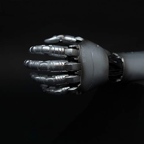 NEAMEDIA THE CHARACTER COMPANY Replica 1/2 Arm Johnny Silverhand Cyberpunk 2077, Official License, Resin Statue, 30cm, Gaming Decoration for Office, Living Room, XBox, PS5 and PC