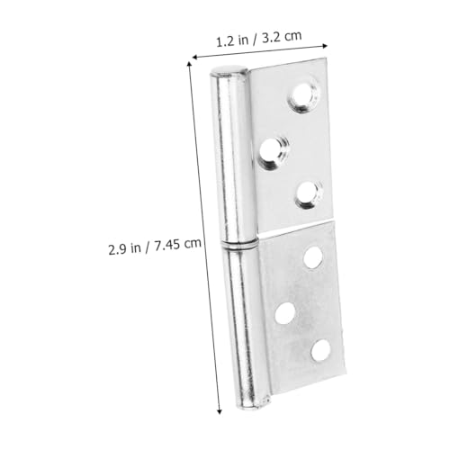 Charnières amovibles acier inoxydable pour installation facile de porte