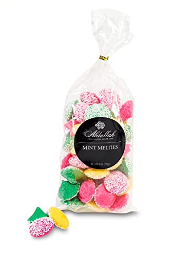 Abdallah Chocolates-Assorted Mint Melties, Twin Pack Two 8 oz bags (16 oz)