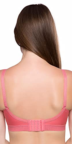 Image of TRYLO KPL Women's Cotton Non-Padded Bra Black /Black Currant /Butter SCOT /Coral /MARUN /Rasberry /Rose Gold /Nude /Sapphire /Skin /White 30 to 40 Available Cups C to I