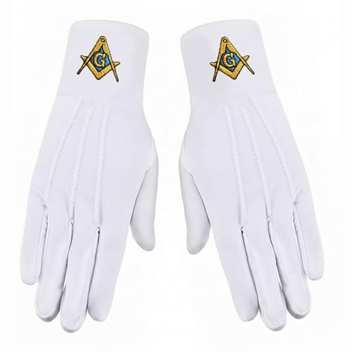 Masonic Gloves (White, One Size)