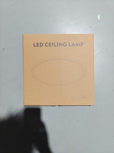 Peasur 2Pack Bathroom Light, 3000K/3500K/4000K/5000K/6500K 5 Color Temperature LED Ceiling Light, 24W 2800LM, IP54 Waterproof, Round Flush Ceiling Light for Bathroom, Kitchen, BedroomØ33CM(White) - Image 12