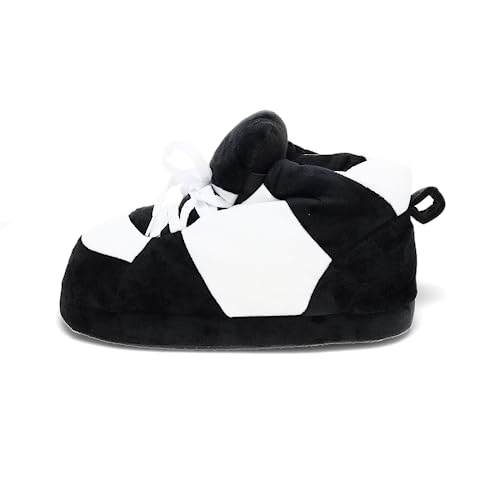 Image of Happy Feet Slippers Standard Sneaker Slippers for Men, Women, and Kids - Women Shoes, Gifts for Women, As Seen on Shark Tank - Classy Oversized House Slippers for Women with Non-Slip Rubber Soles