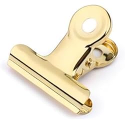 Trombones En Venta Pequeños Bulldog bisagra clips, Coideal 30 Pack 1 inch metal Binder clips de papel archivo abrazaderas de dinero para etiquetas bolsas, imágenes, Fotosoffice y uso de la cocina casera (luz-oro, 22mm)