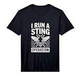 Mens Funny I Run A Sting Operation Saying Beekeeper Performance T-Shirt