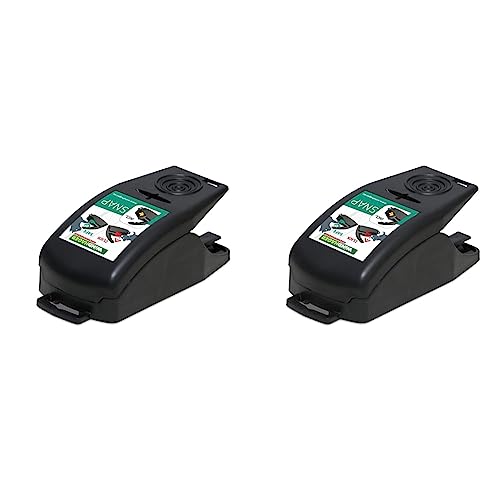 Windhager Rattenfalle SNAP, Schlagfalle mit Spezial-Lockstoff, Schnappfalle inkl. Köder, Köderfalle ohne Gift, wiederverwendbar, 05065 (Packung mit 2)