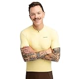 SIROKO - Maillot Media Cremallera Ciclismo Gravel GM5 Terraquest Yellow - XL - Amarillo