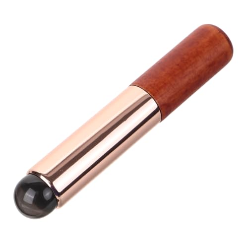 FRCOLOR Portable Lip Brush Applicator with Cover Durable Lipstick Wand for Women Gentle and Comfortable Lip Makeup Tool for Travel and Everyday Use